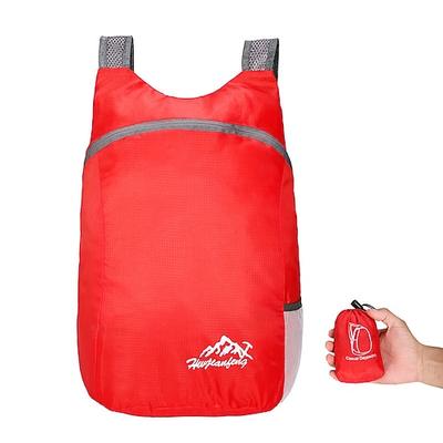 50 L Tagesrucksack Rucksack Reißverschluss Regenfest Leicht Langlebig Außen Wandern Camping Polyester Schwarz Rot Königsblau