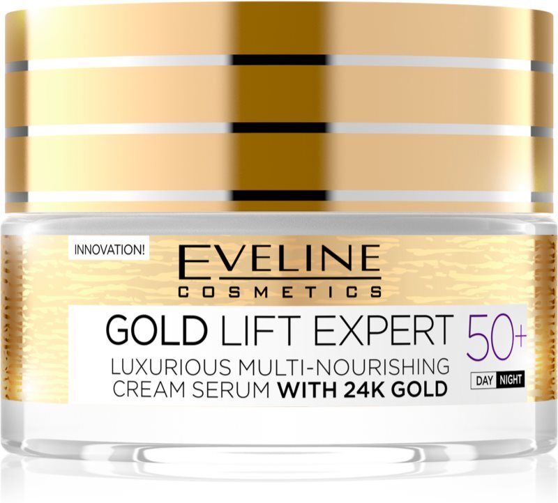 Eveline Cosmetics Gold Lift Expert anti-wrinkle day and night cream 50+ 50 ml