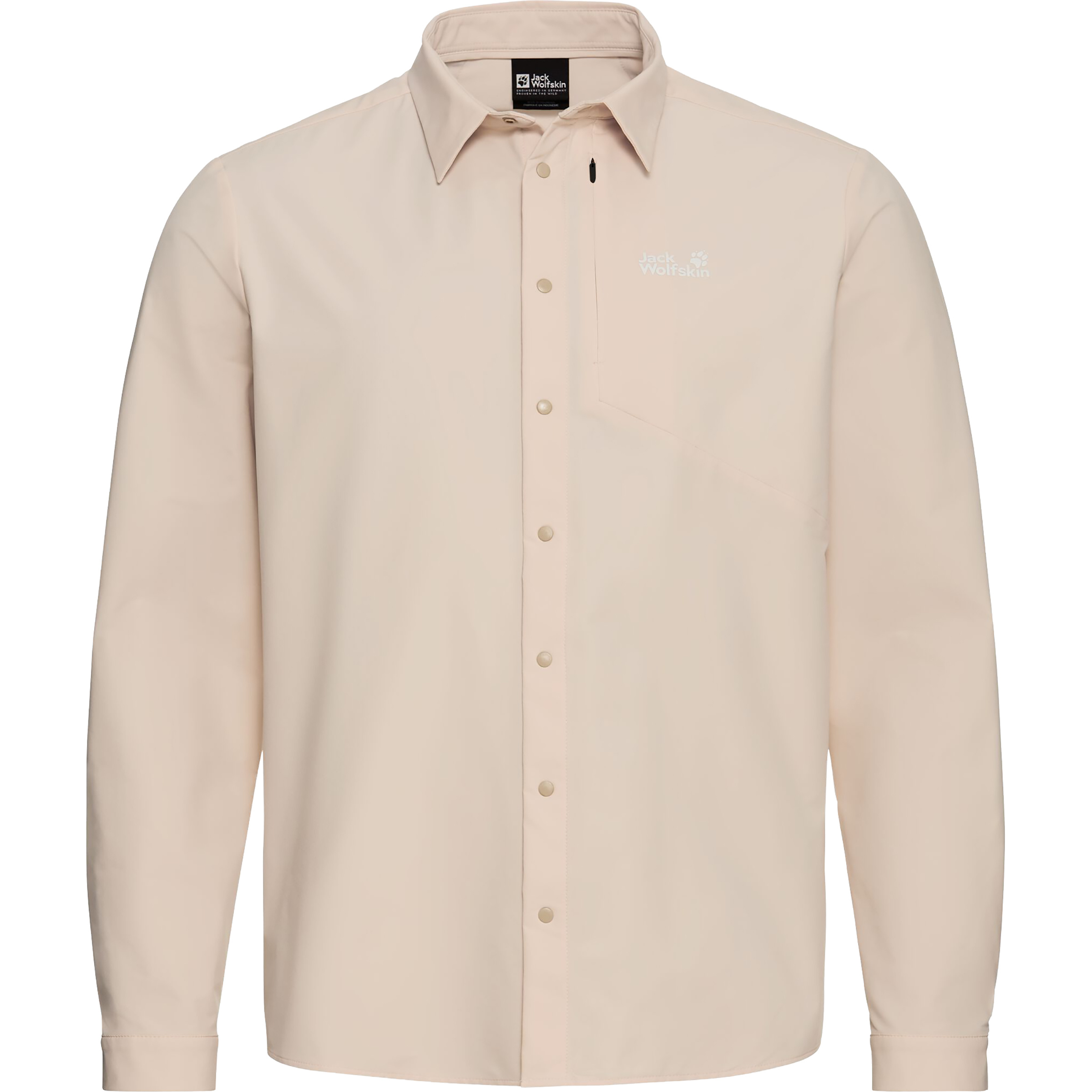 Jack Wolfskin Prelight Suncool Herren Hemden beige Größe L Trekking Kühlend