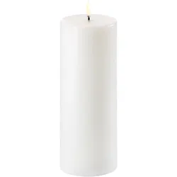 Uyuni LED Stumpenkerze 7,8x20cm nordic white
