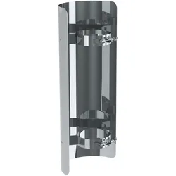 Jeremias PELLET-LINE Strahlungsschutz Längenelement l=500 mm Edelstahl unlackiert Ø 100 mm