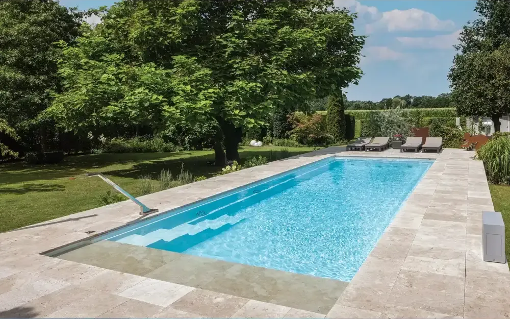 Pooltime Leisurepools Definitive™ Hög vattenlinje 4×9-12m / 1.2-1.8m djup