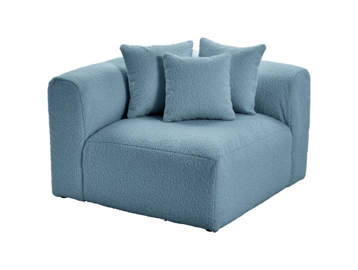 Modul Sofaelement Bloom Ecke Blau