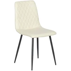 4er-Set Carmen MONZA Esszimmerstuhl – Creme