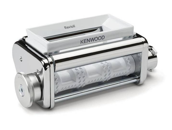 Raviolivorsatz KENWOOD KAX93.A0ME , silber (silberfarben), B:22,6cm H:9,3cm T:11,3cm, Metall, Küchenmaschinen-Aufsätze, Raviolivorsatz