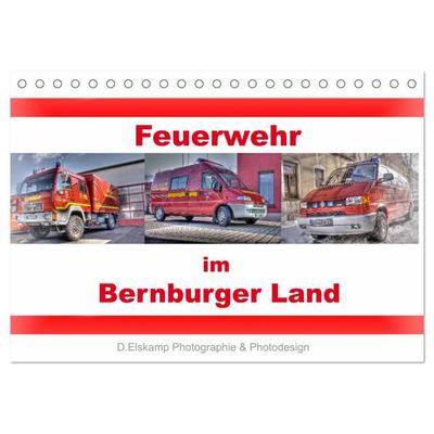 Feuerwehr im Bernburger Land (Tischkalender 2026 DIN A5 quer), CALVENDO Monatskalender