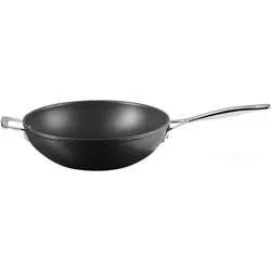 Le Creuset Wok, Pfanne + Kochtopf, Schwarz
