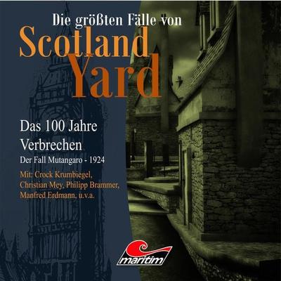 Der Fall Mutangaro - 1924 - Andreas Masuth, Audio, 4260507145161