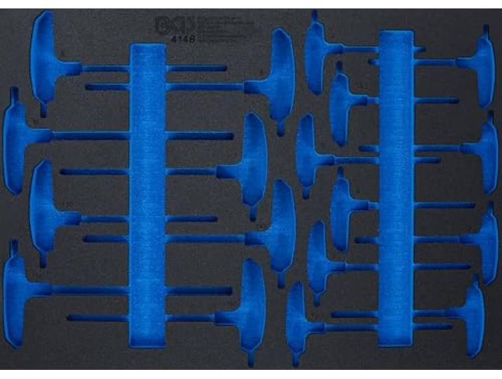 BGS 4148-1 Insert de servante d'atelier 3/3 vide pour art. 4148