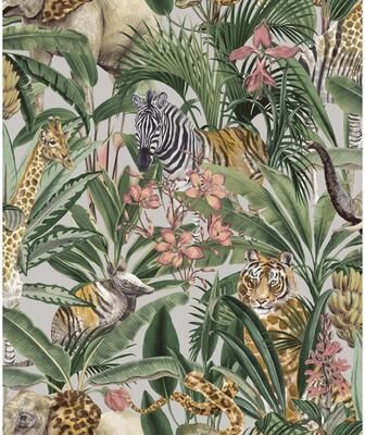 Holden Safari Fusion Non-Pasted Wallpaper – 396in. x 21in. – Covers 56 square feet