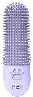 Rare Purchases Durable Finger Toothbrush For Dogs, Soft Silicone Dog Toothbrush, Pet Tooth Cleaning Tool For All Breeds purple