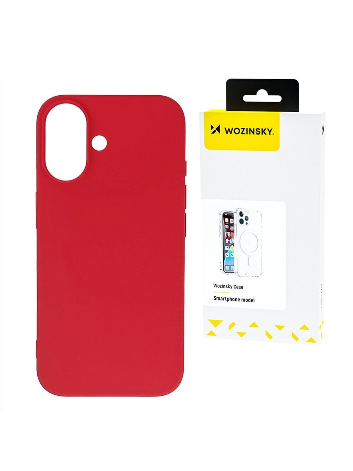 Wozinsky Silicone Case Flexible Silicone Case for Samsung Galaxy S25 Ultra - Red