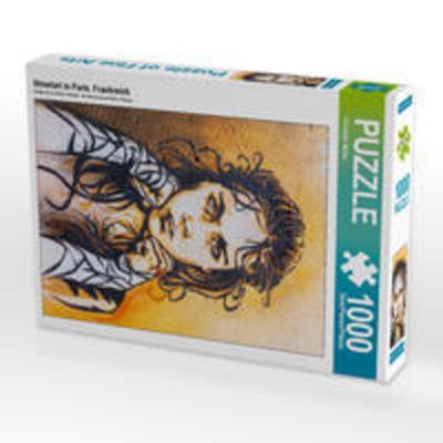 CALVENDO Puzzle Streetart in Paris, Frankreich | 1000 Teile Lege-Größe 64x48cm Foto-Puzzle für glückliche Stunden