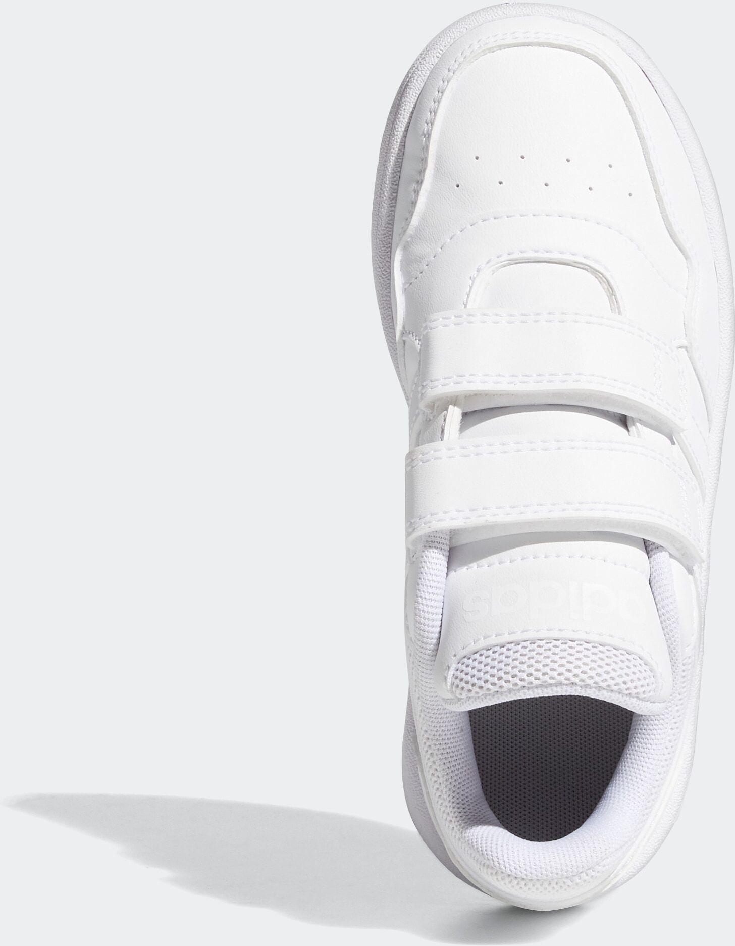 Sneaker ADIDAS SPORTSWEAR "HOOPS", Jungen, Gr. 34, weiß (cloud weiß, cloud weiß, cloud weiß), Synthetik, Textil, Schuhe Sneaker