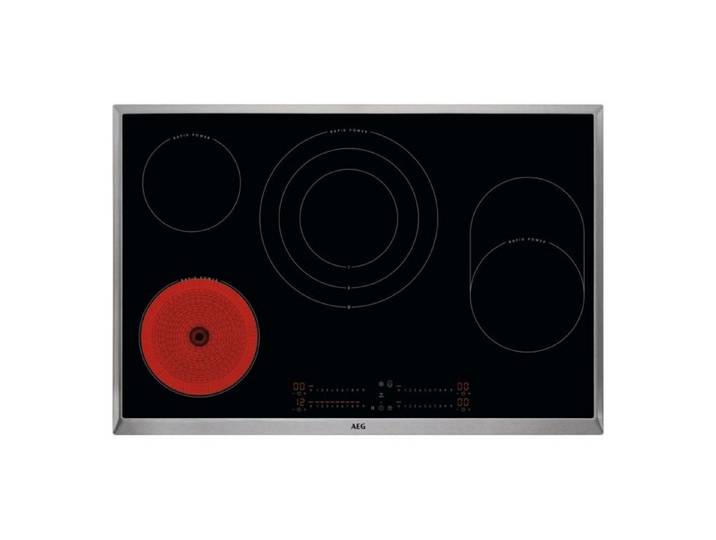 AEG Elektro-Kochfeld von SCHOTT CERAN® HK857870IB HK857870IB, Rahmenlos, Pause-Funktion, Kurzzeitwecker, Kindersicherung