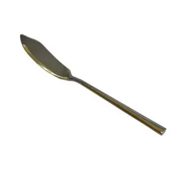 Salvinelli 250 Edelstahl-Fischmesser, 18/10, Stärke 5 mm, 12er-Packung