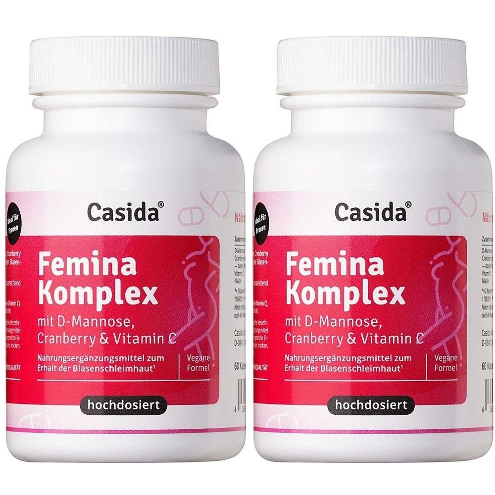 Femina Komplex mit D Mannose+Cranberry Kapseln 2x 2x60 St