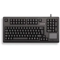 CHERRY TouchBoard G80-11900 Kabelgebundene Tastatur mit Touchpad, Schwarz, USB (QWERTZ - DE)