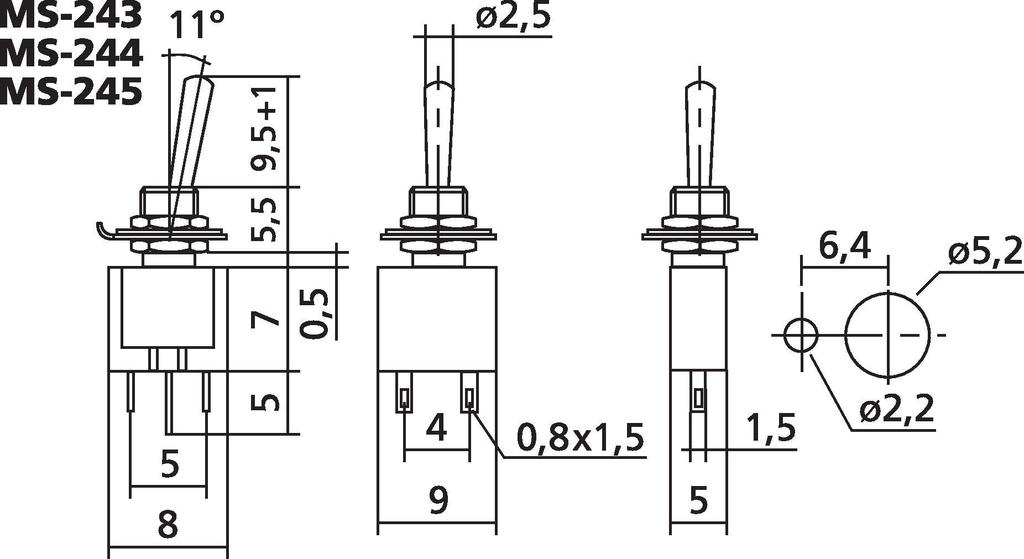 MONACOR MS-243