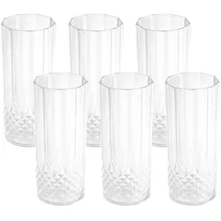 alpina Long drink glass 6x400ML, Cocktailgläser, Transparent