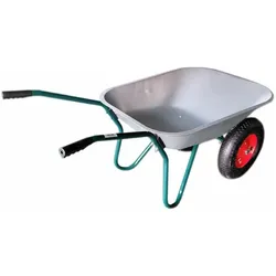 Awtools, Schubkarre, Gartenschubkarre 100L Zwei Räder Metallfelgen