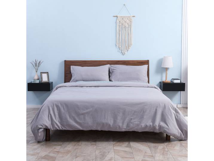 HOMCOM Tables Chevet Murales Noir Tiroir Coulissant x2
