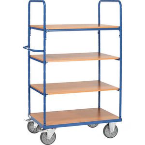 Fetra Etagenwagen 8303, 4 Etagen, 1200 x 800 mm, Tragkraft 600kg