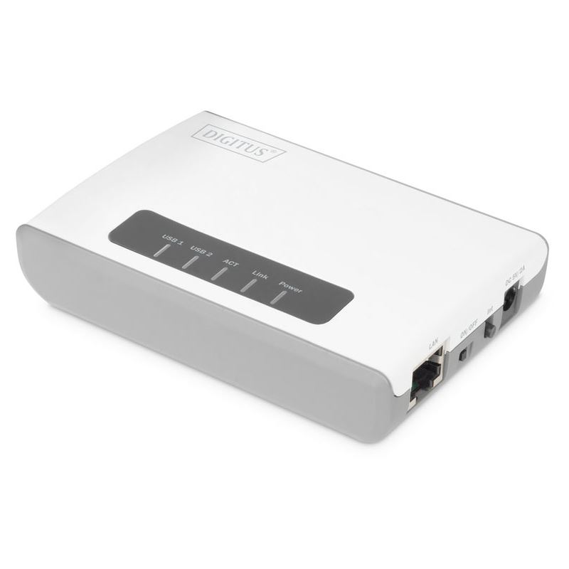 Digitus 2-port USB 2.0 WIFI NETWORK SERVER