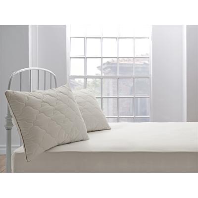 Naturhaarkissen YATAS BEDDING "Superwashed Wolle, Kopfkissen 40x80, 80x80 cm", beige, B:40cm L:80cm, Bezug: 100% Baumwolle. Füllung: 100% Wolle, Kopfkissen, allergiker geeignet (Hausstauballergiker)
