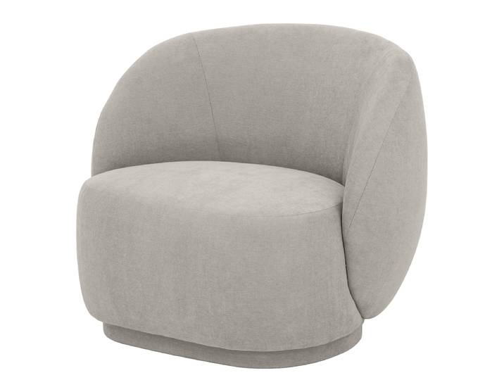 Fauteuil Gris Microfibre Wiam 90 x 75 x 75cm