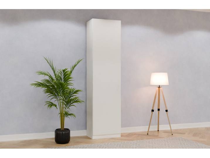 Schrank nach Maß - RAL 9016 Verkehrsweiß - 250x64x44cm - Individuell konfigurieren