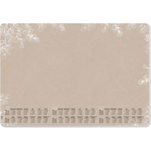 Sigel Schreibunterlage H7316 Natural Eucalyptus, braun, Papier, 30 Blatt, mit Kalender, 60 x 41cm