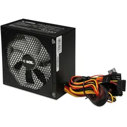 iBox AURORA 500W 14cm fan PSU GAMING (500 W), PC Netzteil, Weiss, Schwarz