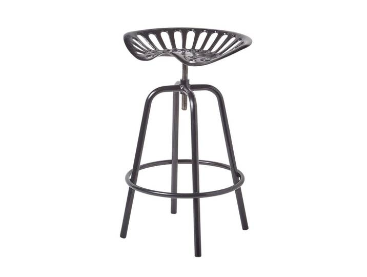 BARHOCKER Traktorsitz, Metall im Vintage-Look, höhenverstellbar