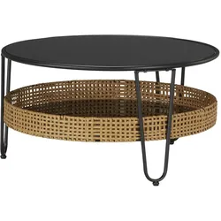 Couchtisch  Trezze , schwarz , Maße (cm): H: 40  Ø: 80