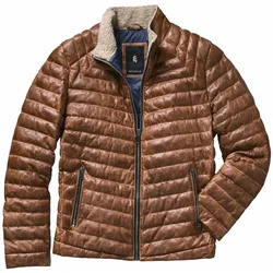 Hartgesottene Lederjacke - 56