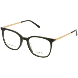 Brille Purity E2540 in Dunkelgrün / Gold