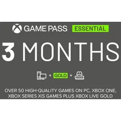 XBOX Game Pass Essential 3 Monate