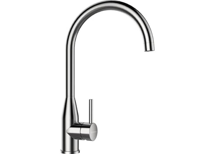 SCHOCK Küchenarmatur KAVUS Edelstahl – Hochdruck-Armatur mit Festauslauf, ultraleisem Wasserstrahl und hoher Auslaufposition