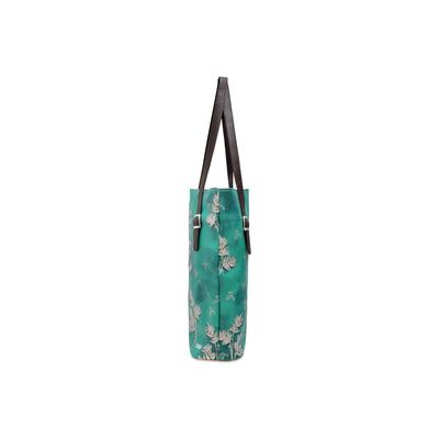 Umhängetasche DOGO "Tall Bag Damen Schultertasche Koala Hug Damen Schultertasche", Damen, Gr. B/H/T: 40cm x 34cm x 10cm onesize, grün, Kunstleder, Taschen Umhängetasche, Handgefertigt