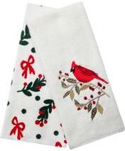 IH Casa Decor Embroidery Hand Towel Set of 2Cardinal