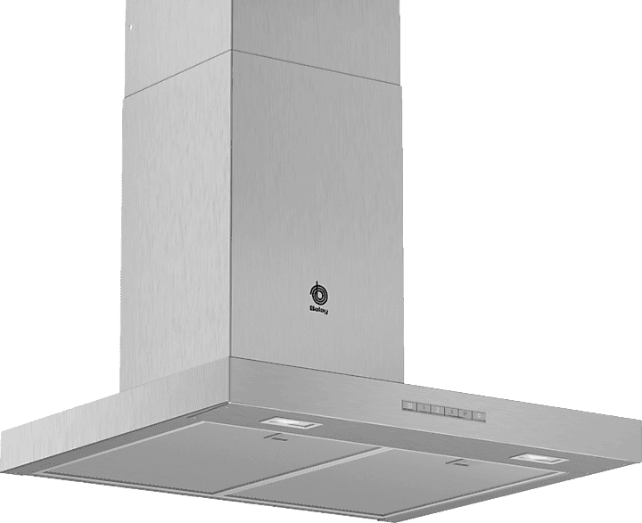 REACONDICIONADO Seminuevo Funcional Campana decorativa - Balay 3BC067EX, 450 m³/h, Control electrónico, iluminación LED, 60 cm, Inox