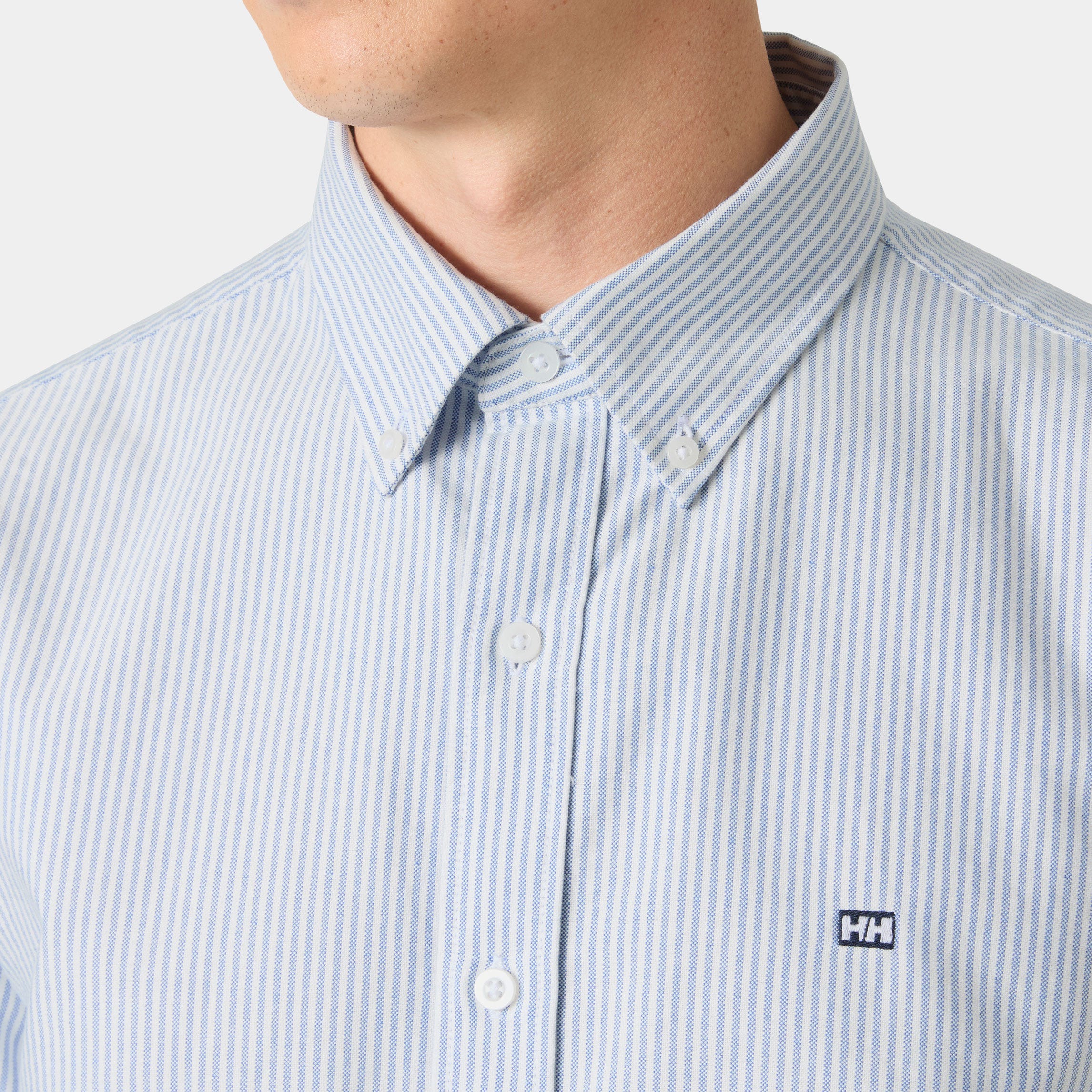 Helly Hansen Men's Shore Long Sleeve Shirt - Blue/Purple - L