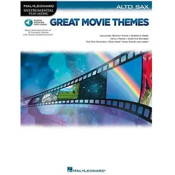 Hal Leonard Great Movie Themes for Alto Sax - Play-Along