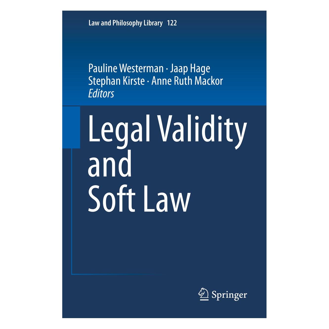 Springer Legal Validity and Soft Law (9783319775210)