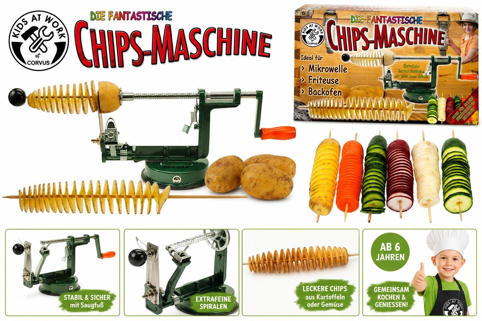 Corvus Chipsmachine voor kinderen