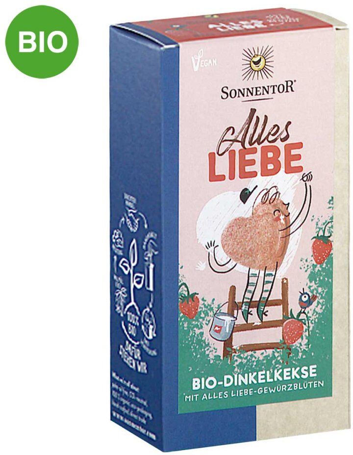 SONNENTOR Alles Liebe Bio Dinkelkekse 125g