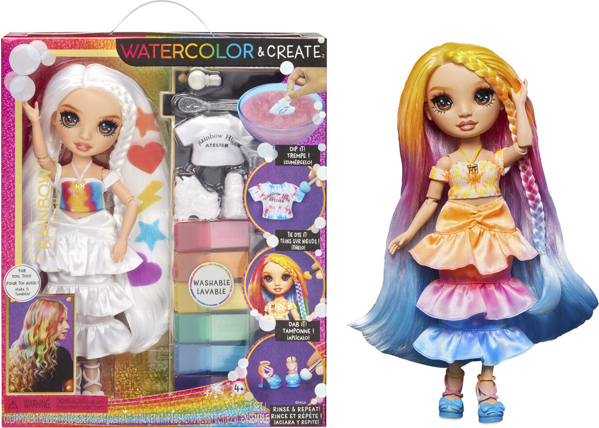 Rainbow High WaterColor-pop pop met bruine ogen TV van MGA