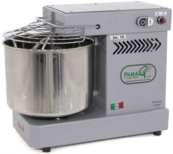 Famag IM 10/230 10 Velocità Silver - Impastatrice a spirale 10 Kg