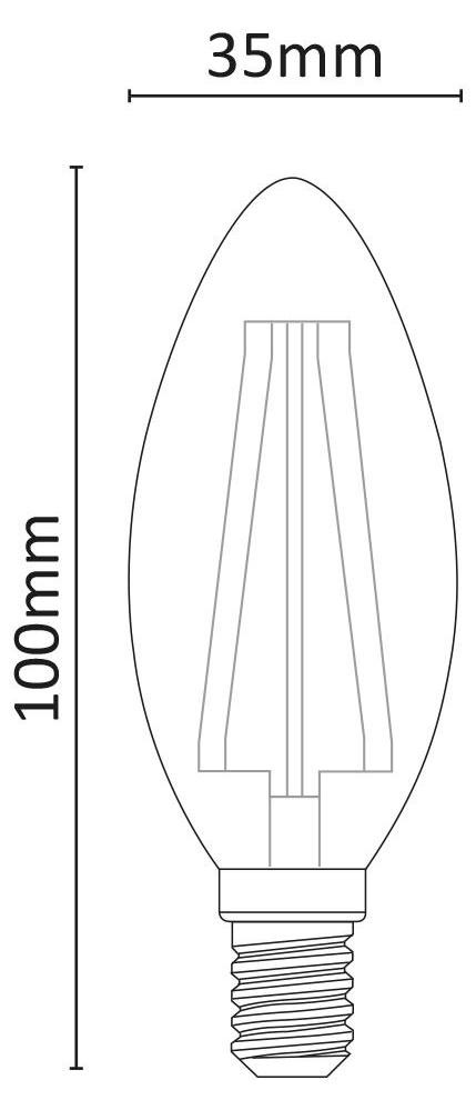ALCAPOWER Dimbare LED-lamp, 6W, 4000K, Olijfgroen, Fitting E14